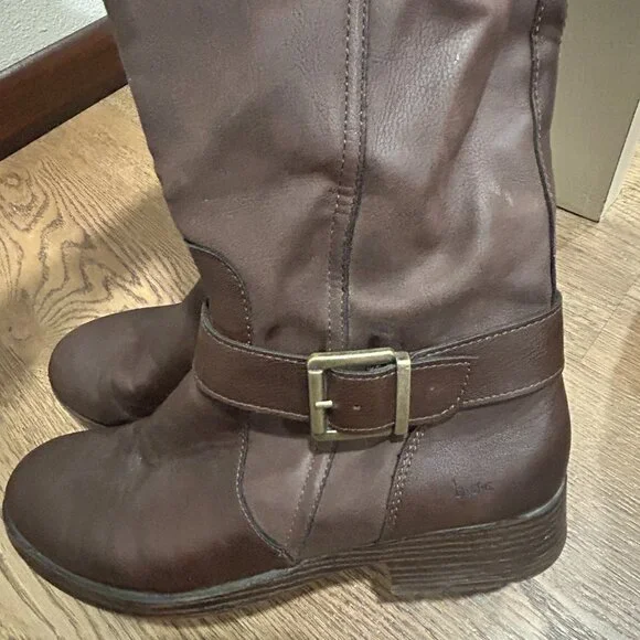 Born BOC Tall Women's Brown Knee High Boots Size 10 Lightly Used - Picture 4 of 9